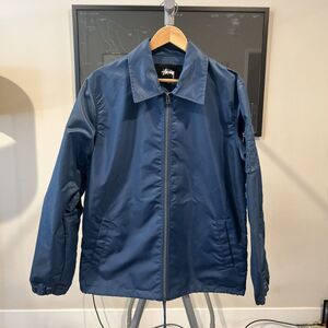 Stussy - Flight Satin Coach Jacket - Blue
